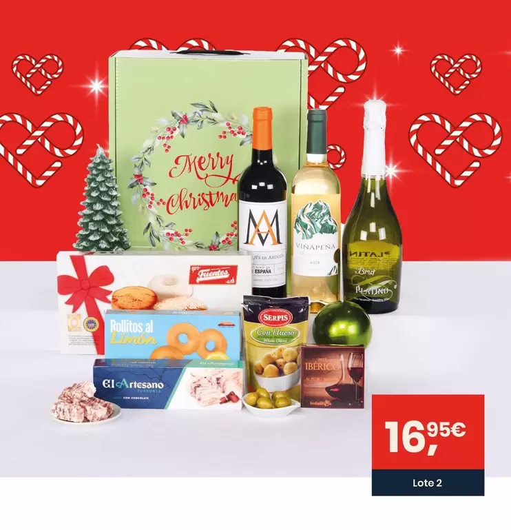 Oferta de Lote Navidad 2 1 Ud por 16,95€ en Eroski