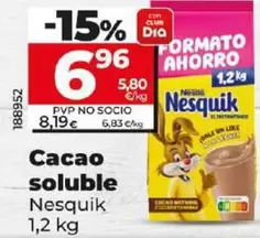 Oferta de Nesquik - Cacao Soluble por 6,96€ en Dia