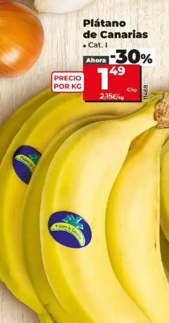 Oferta de Platano De Canarias por 1,49€ en Dia