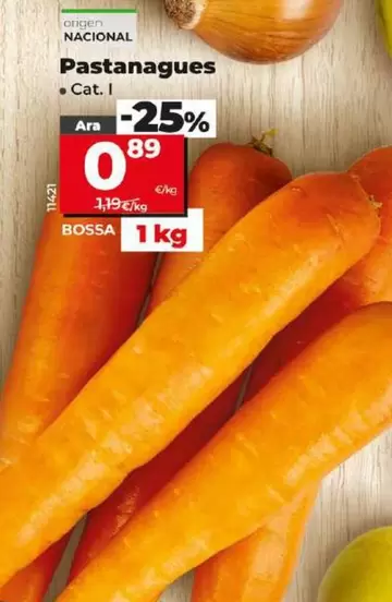 Oferta de Zanahorias por 0,89€ en Dia