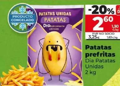 Oferta de Dia Patatas - Patatas Prefritas por 2,6€ en Dia