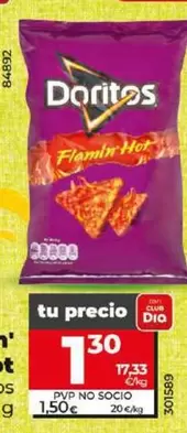 Oferta de Doritos - Flamin por 1,3€ en Dia