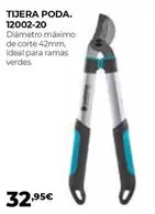 Oferta de Tijera Poda por 32,95€ en Ferbric