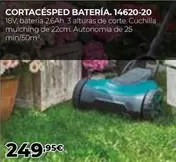 Oferta de Cortacésped Batería. 14620-20 por 249,95€ en Ferbric