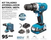 Oferta de Koma Tools - Kit Taladro Atornillador Batería. 08374 por 95,95€ en Ferbric