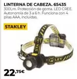 Oferta de Stanley - Linterna De Cabeza por 22,75€ en Ferbric