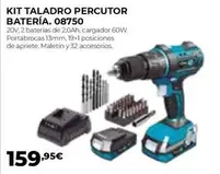 Oferta de Kit Taladro Percutor Batería por 159,95€ en Ferbric