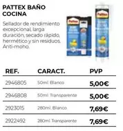 Oferta de Pattex - Baño Cocina  por 5€ en Ferbric