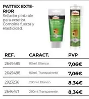 Oferta de Pattex - Exterior por 7,06€ en Ferbric