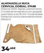 Oferta de Almohadilla Nuca Cervical Dorsal. 07488 por 34,45€ en Ferbric