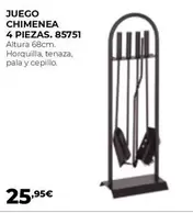 Oferta de Juego Chimenea 4 Piezas. 85751 por 25,95€ en Ferbric