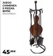 Oferta de Juego Chimenea 5 Piezas. 85750  por 45,95€ en Ferbric