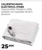 Oferta de Calientacamas Eléctrico por 25,95€ en Ferbric