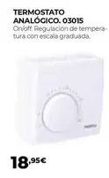 Oferta de Termostato Analógico por 18,95€ en Ferbric