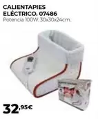 Oferta de Calientapies Eléctrico. 07486 por 32,95€ en Ferbric