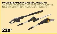 Oferta de Alpina - Multiherramienta Batería. Amzoli Kit por 229€ en Ferbric