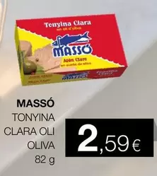 Oferta de OLI - Tonyina - Massó por 2,59€ en Plusfresc