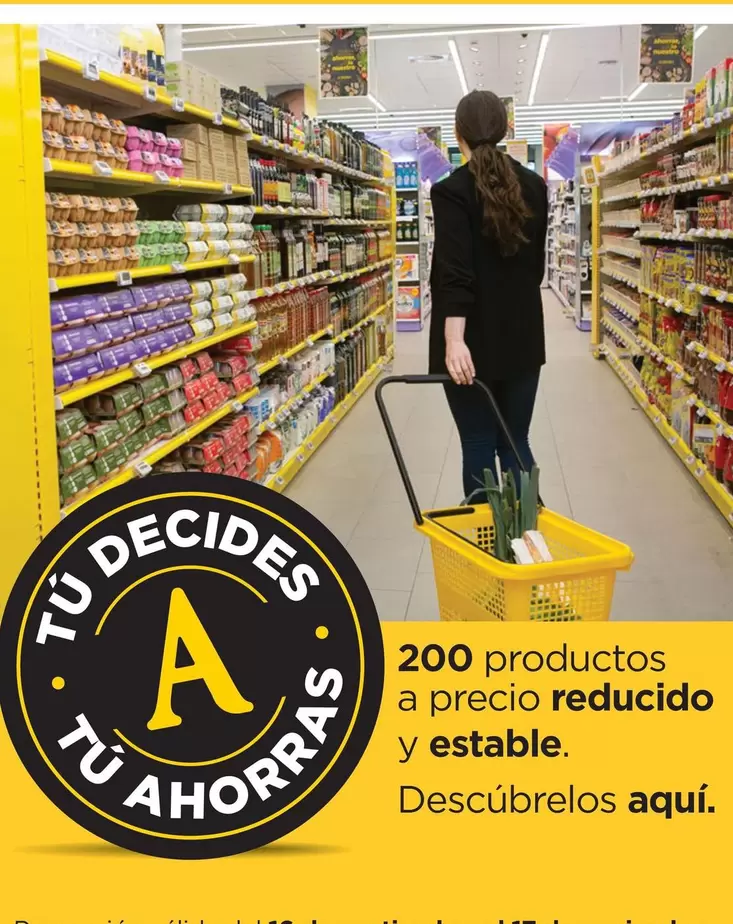 Oferta de 200 Productos A Precio Reducido Y Estable en Alimerka