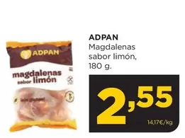 Oferta de Adpan - Magdalenas Sabor Limon por 2,55€ en Alimerka