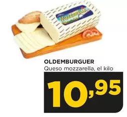 Oferta de Oldenburger - Queso Mozzarella por 10,95€ en Alimerka