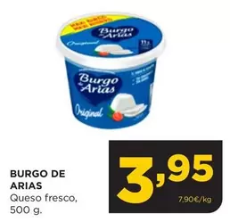 Oferta de Burgo de Arias - Queso Fresco por 3,95€ en Alimerka