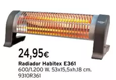 Oferta de Habitex - Radiador E361 por 24,95€ en Cadena88