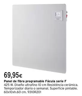 Oferta de Facula - Panel De Fibra Programmable Serie F por 69,95€ en Cadena88