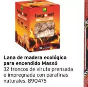 Oferta de Massó - Lana De Madera Ecológica Para Encendido en Cadena88