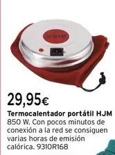 Oferta de HJM - Termocalentador Portátil  por 29,95€ en Cadena88