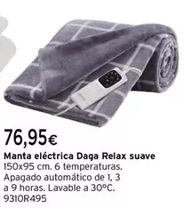 Oferta de Daga - Manta Eléctrica Relax Suave por 76,95€ en Cadena88