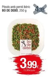 Oferta de Bo de Debò - Pèsols Amb Pernil Ibèric por 3,99€ en Condis