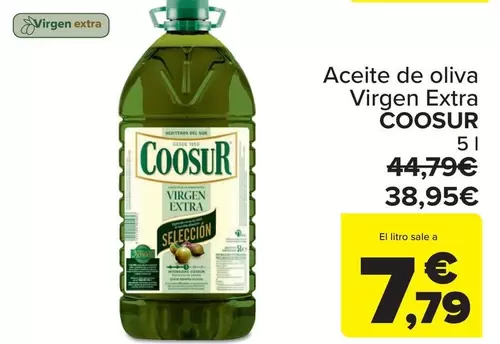 Oferta de Coosur - Aceite De Oliva Virgen Extra por 38,95€ en Carrefour