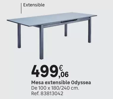 Oferta de Mesa Extensible Odyssea por 499,06€ en Leroy Merlin