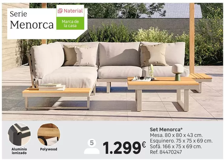 Oferta de La casa - Set Menorca por 1299€ en Leroy Merlin