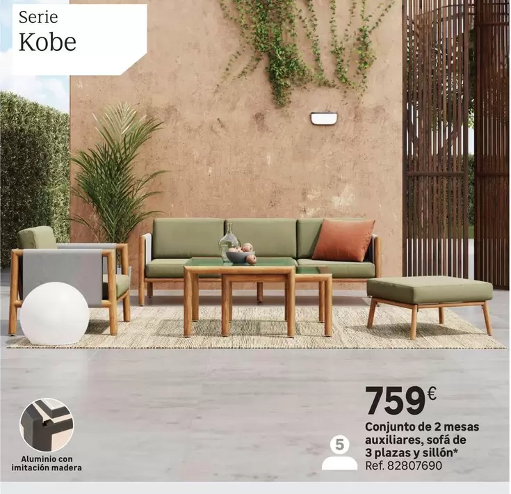 Oferta de Serie Kobe por 759€ en Leroy Merlin