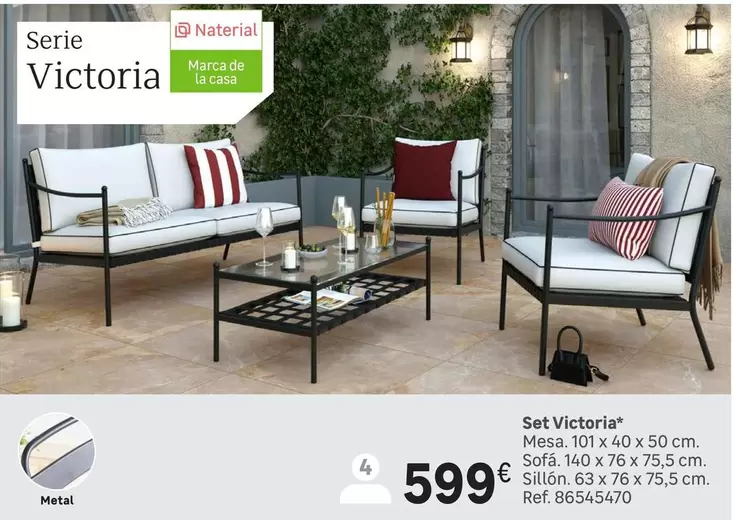 Oferta de Set Victoria por 599€ en Leroy Merlin