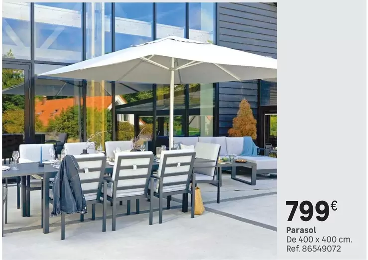 Oferta de Parasol por 799€ en Leroy Merlin