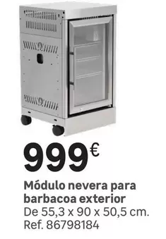 Oferta de Modulo Nevera Para Barbacoa Exterior por 999€ en Leroy Merlin