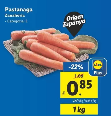 Oferta de Zanahoria por 0,85€ en Lidl