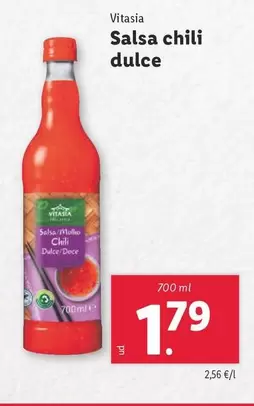 Oferta de Vitasia - Salsa Chili Dulce por 1,79€ en Lidl