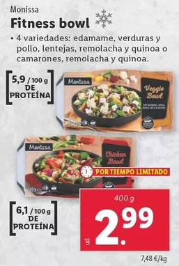 Oferta de Monissa - Fitness Bowl por 2,99€ en Lidl