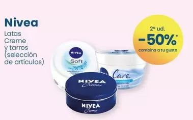 Oferta de Nivea - Latas Creme Y Tarros en Clarel