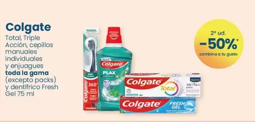 Oferta de Colgate - Acción, Cepillos Individuales Y Enjuagues Y Enjuagues Y Toda La Gama en Clarel