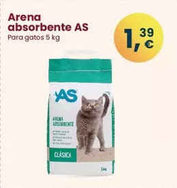 Oferta de As - Arena Para Gatos por 1,39€ en Clarel