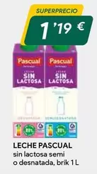 Oferta de Pascual - Leche por 1,19€ en Masymas