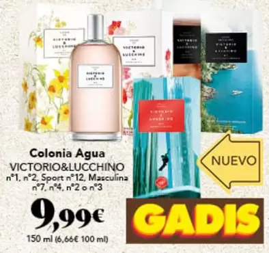 Oferta de Victorio & Lucchino - Colonia Agua por 9,99€ en Gadis