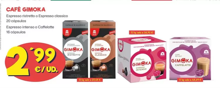 Oferta de Gimoka - Café por 2,99€ en Ahorramas