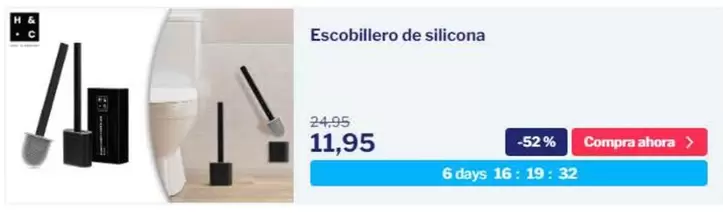 Oferta de Escobillero De Silicona por 11,95€ en Outspot