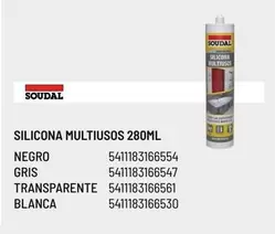 Oferta de Soudal - Silicona Multiusos  en Brico Depôt