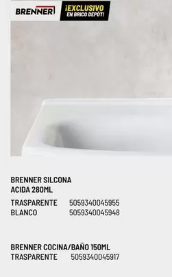 Oferta de Brenner - Silcona en Brico Depôt